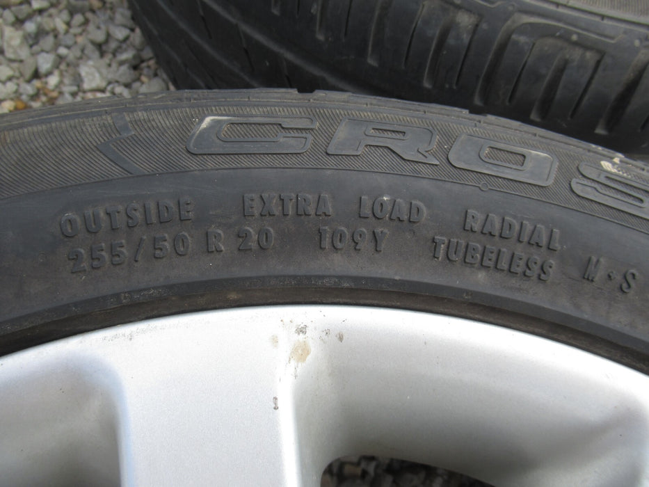 LAND ROVER RANGE ROVER 1 SET 8.5X20 R20" TIRE 255/50/R20 OEM (BAD TIRES)
