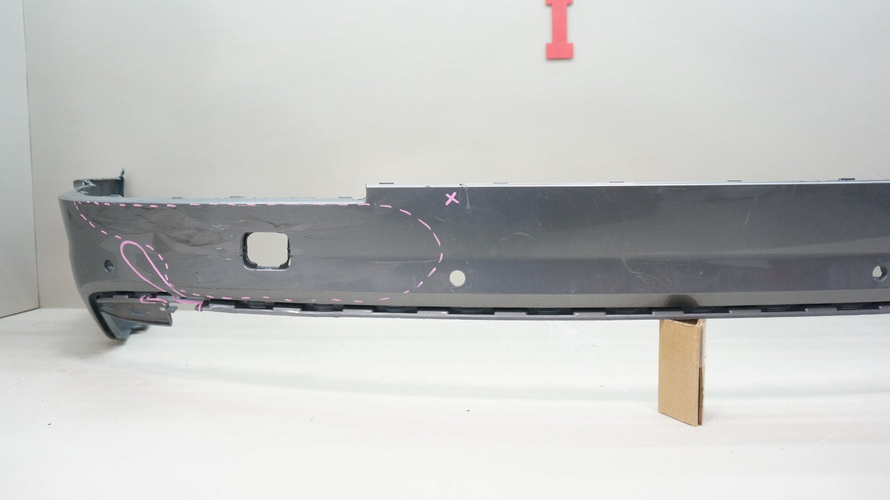 2017-2019 AUDI Q7 REAR LOWER BUMPER COVER VALANCE OEM 4M0807527B