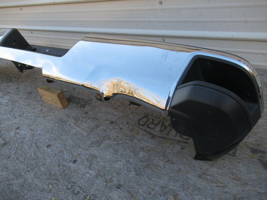 15 16 17 18 19 CHEVROLET CHEVY SIERRA SILVERADO REAR METAL BUMPER OEM