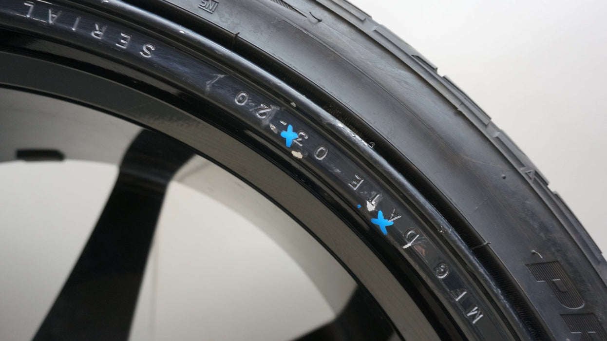 ROLLS ROYCE VOSSEN FORGED SERIES S17-11 SET RIMS W TIRES. NO TPMS SENSORS