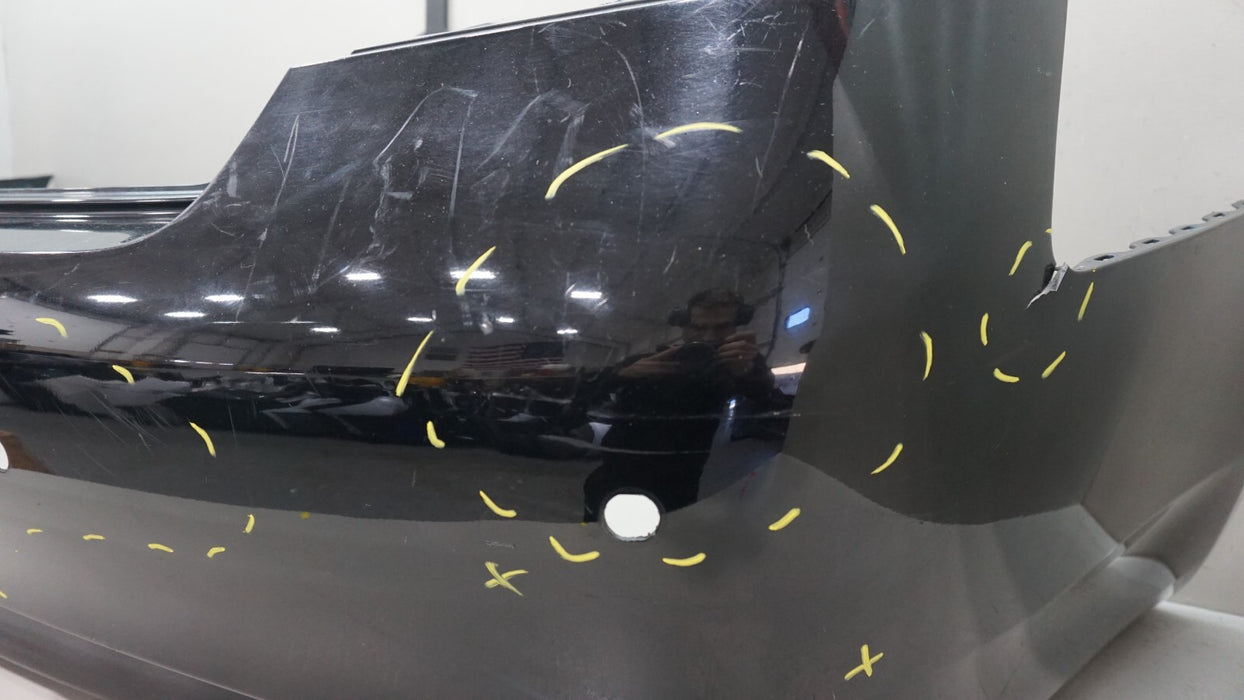 2010-2013 INFINITI G37 REAR BUMPER COVER PANEL W/ SENSOR HOLES OEM 850221NF0H