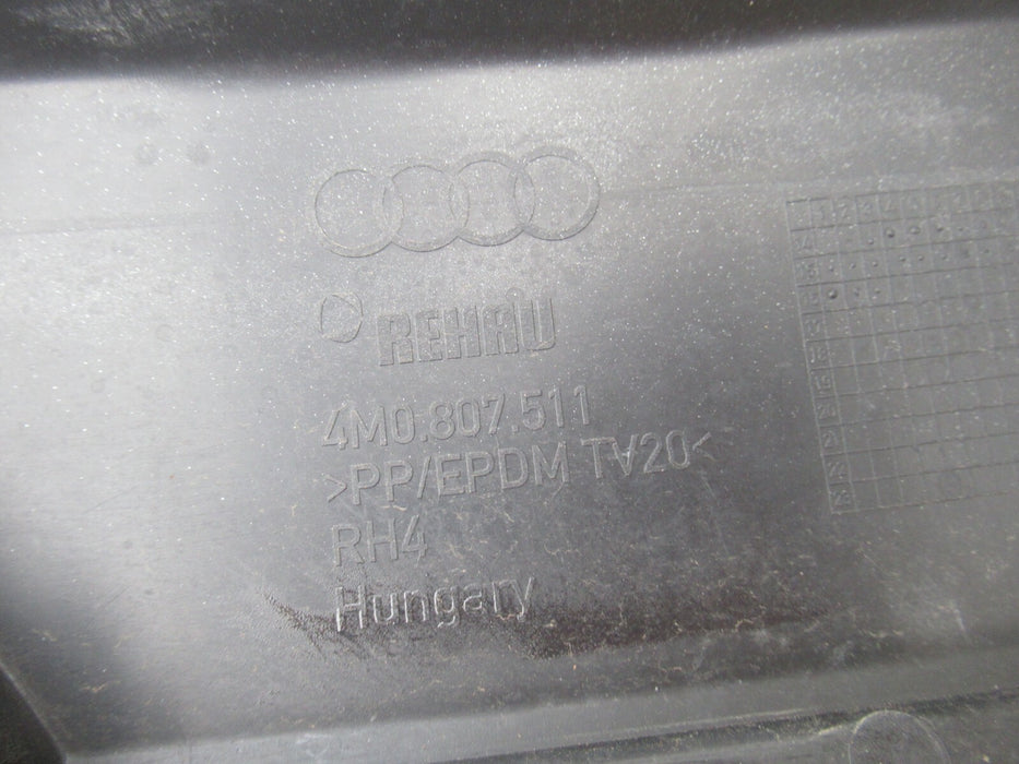 2017 2018 2019 2020 AUDI Q7 REAR UPPER BUMPER COVER 4M0807511 OEM