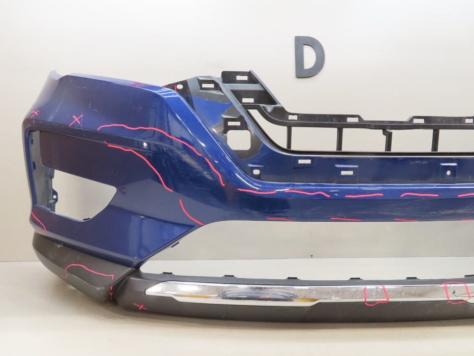 2017-2019 NISSAN ROGUE FRONT BUMPER COVER PANEL W/ MOLDING TRIM OEM 62022-6FL0H