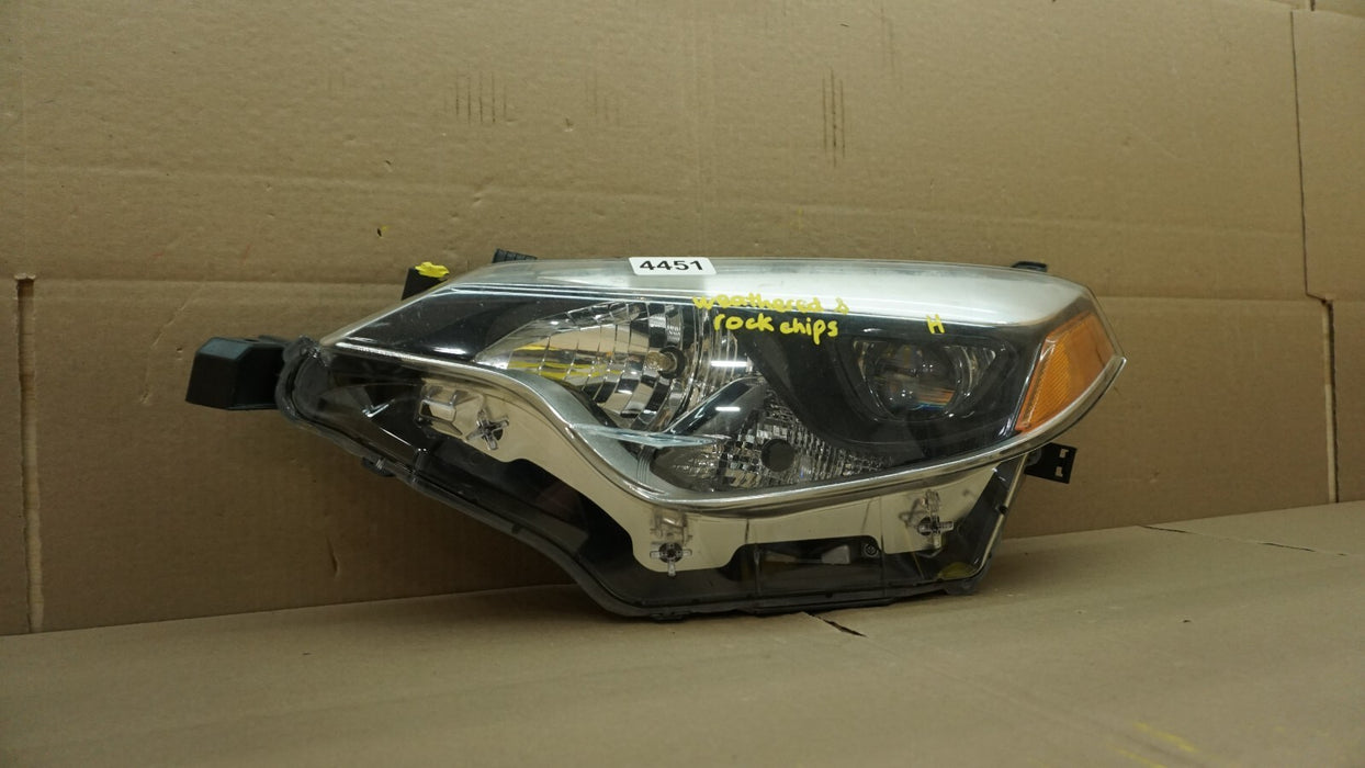 2014-2016 TOYOTA COROLLA FRONT LEFT DRIVER SIDE HEADLIGHT LED OEM 14 15 16