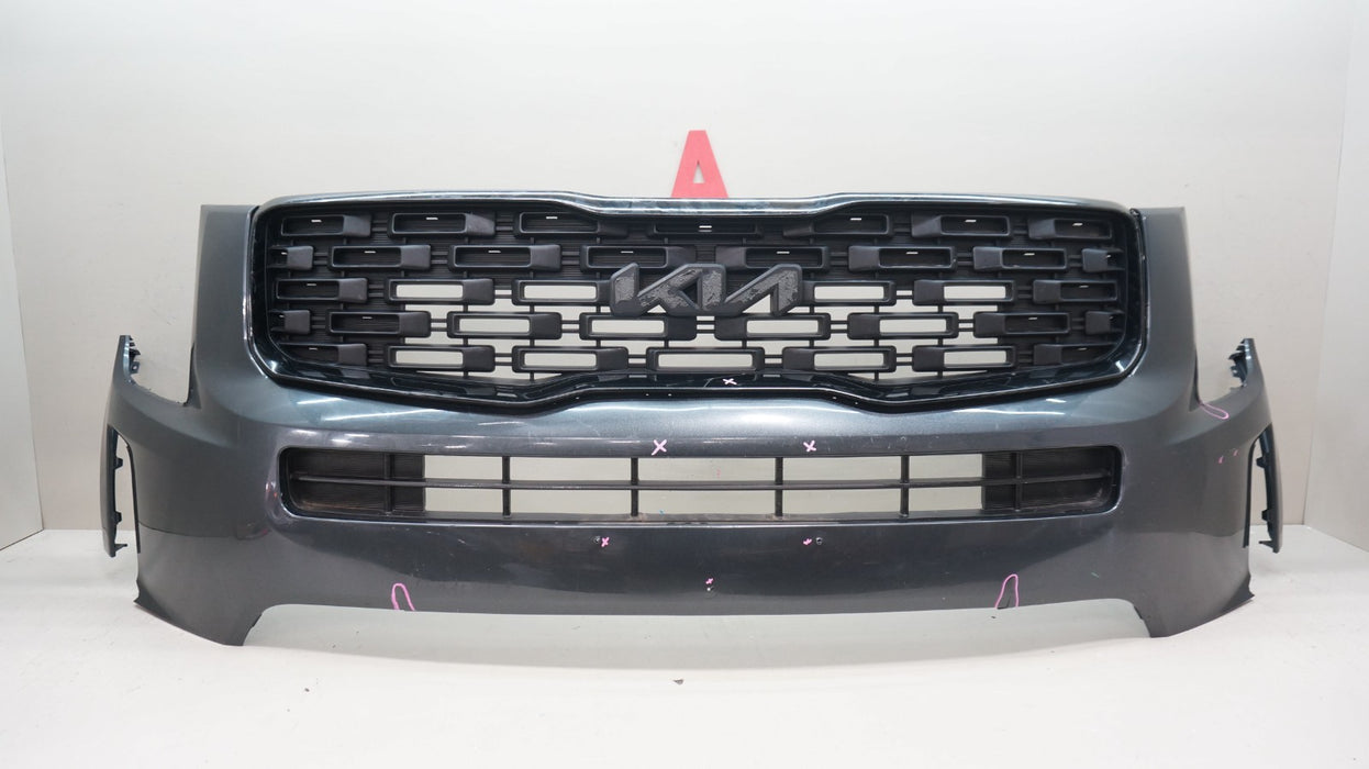 2020-2022 KIA TELLURIDE FRONT BUMPER COVER PANEL W/ GRILLES 86511-S9000 OEM