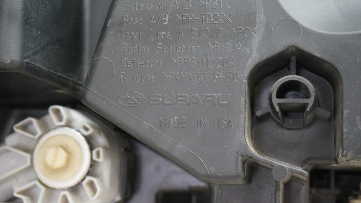 2020-2022 SUBARU LEGACY / OUTBACK FRONT LEFT DRIVER SIDE LED AFS HEADLIGHT OEM