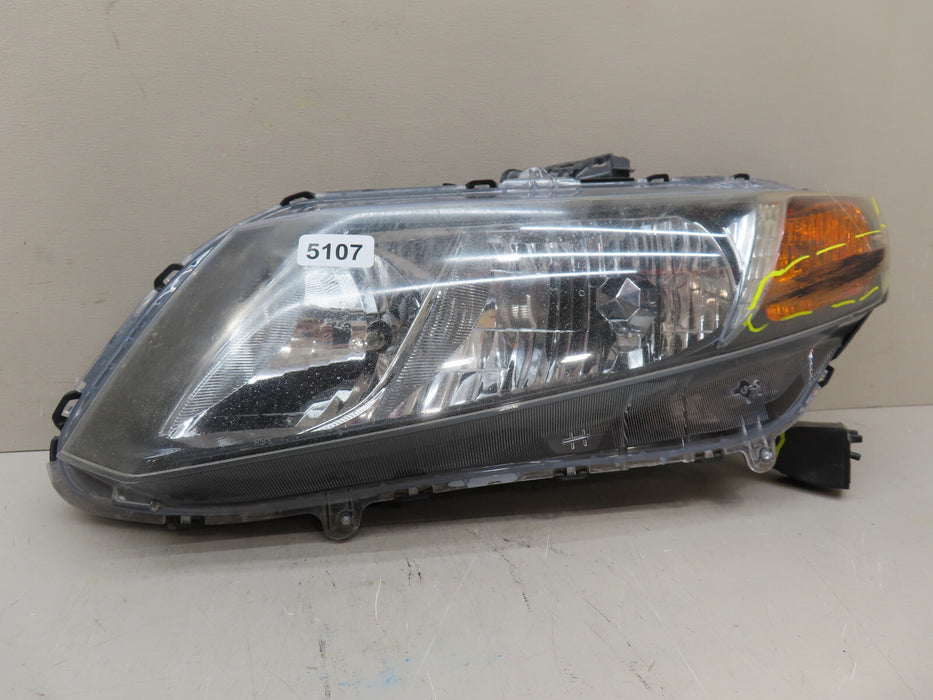 2013-2015 HONDA CIVIC FRONT LEFT DRIVER SIDE HEADLIGHT  OEM