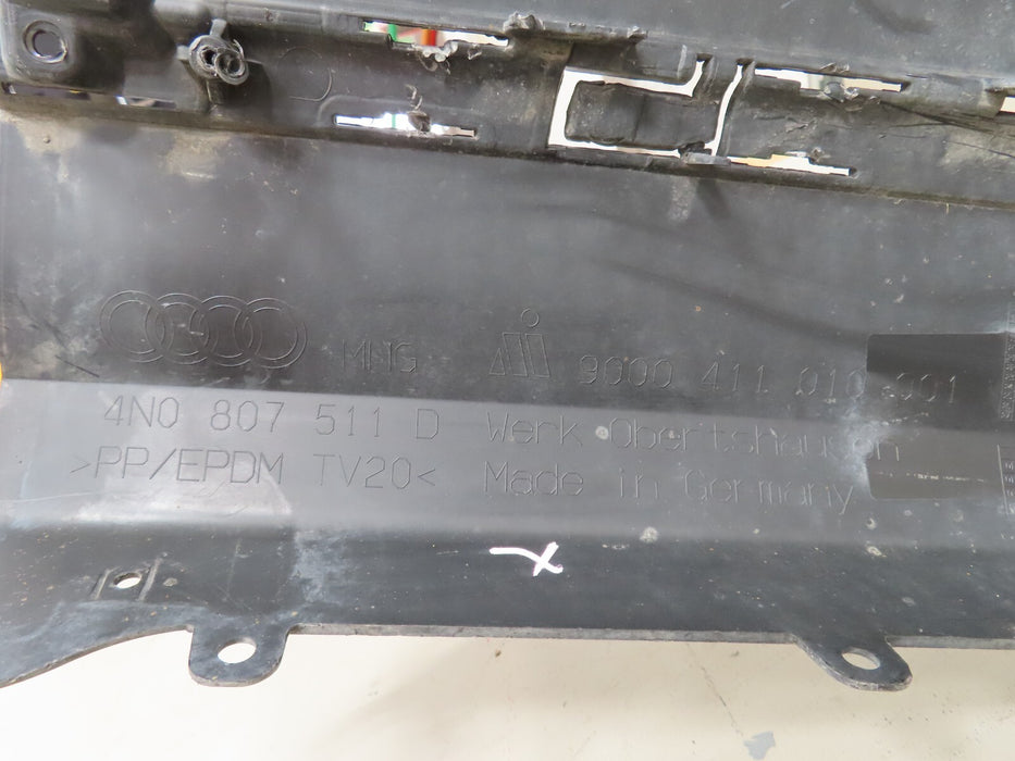 2017-2019 AUDI A8 REAR BUMPER COVER OEM P# 4N0807511D