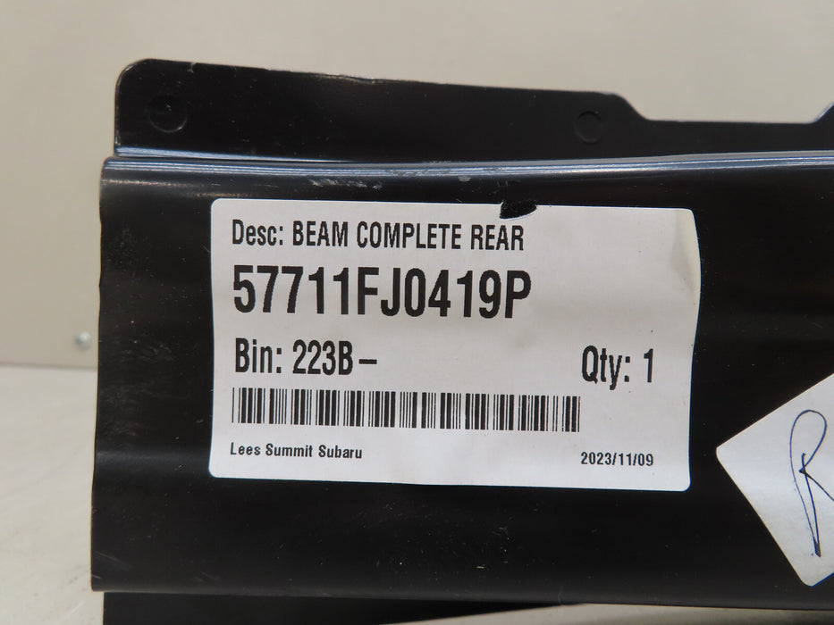 2013-2017 SUBARU XV CROSSTREK/WRX/STI REAR REINFORCEMENT IMPACT OEM 57711FJ0419P