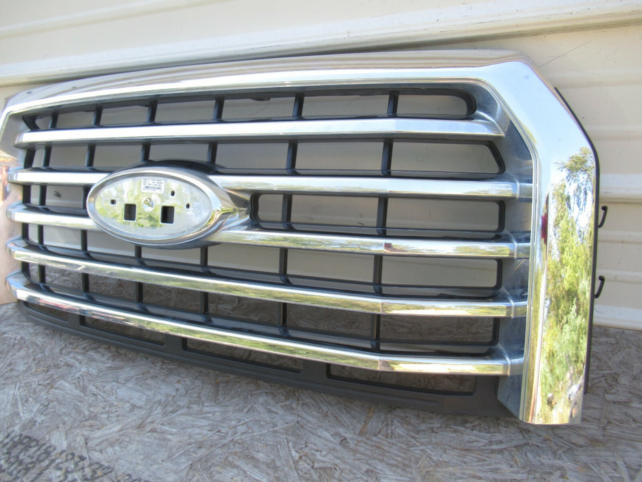 2015-2017 FORD F-150 XLT FRONT GRILLE GRILL W/O EMBLEM FD217-1C00-CA00 OEM