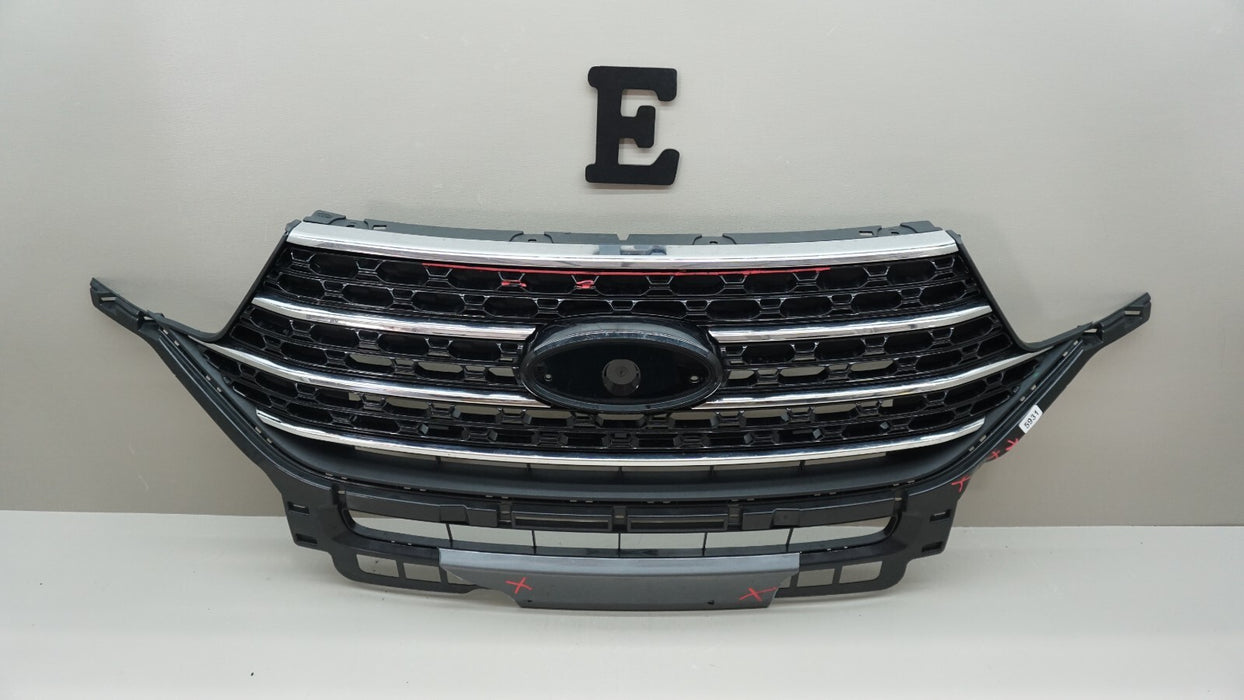2020-2022 FORD EXPLORER XLT FRONT BUMPER RADIATOR GRILLE GRILL OEM MB5B-8200-JAW