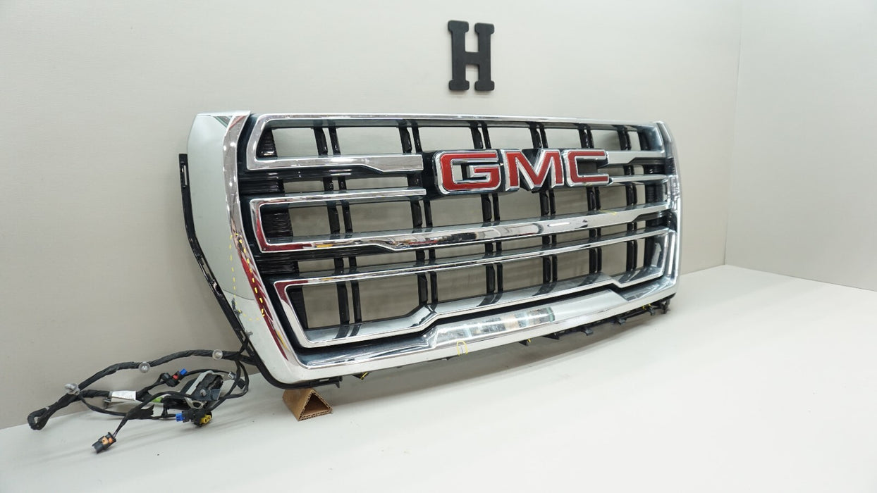 2021-2024 GMC YUKON XL SLT CHROME FRONT GRILLE GRILL OEM 84835787 21 22 23 24