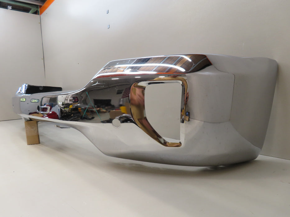 2016-2019 CHEVROLET SILVERADO 1500 FROMT BUMPER METAL CHROME OEM 23243124