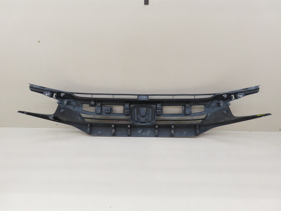 2016-2018 HONDA CIVIC FRONT CENTER UPPER RADIATOR GRILLE GRILL OEM 71121-TBA-A01