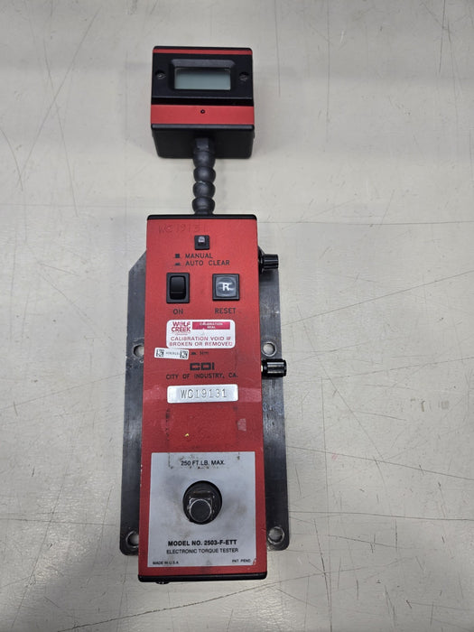 CDI TORQUE PRODUCTS 2503-F-ETT ELECTRONIC TORQUE TESTER 1/2" Drive