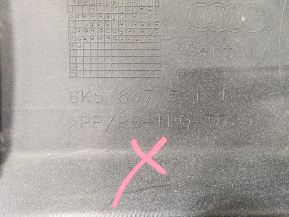 2013 2014 2015 AUDI A4 REAR BUMPER COVER OEM P# 8K5807511J