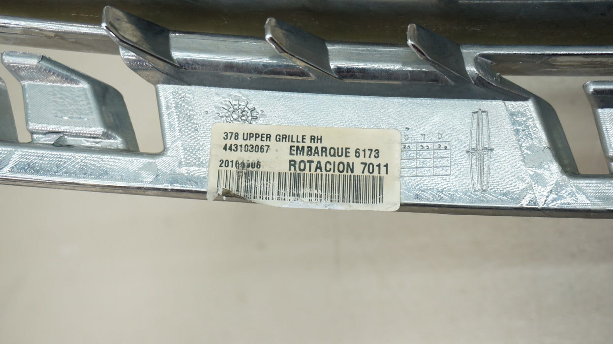 2010-2012 LINCOLN MKZ FRONT LEFT DRIVERS SIDE RADIATOR GRILLE AH63-8150-BDW OEM