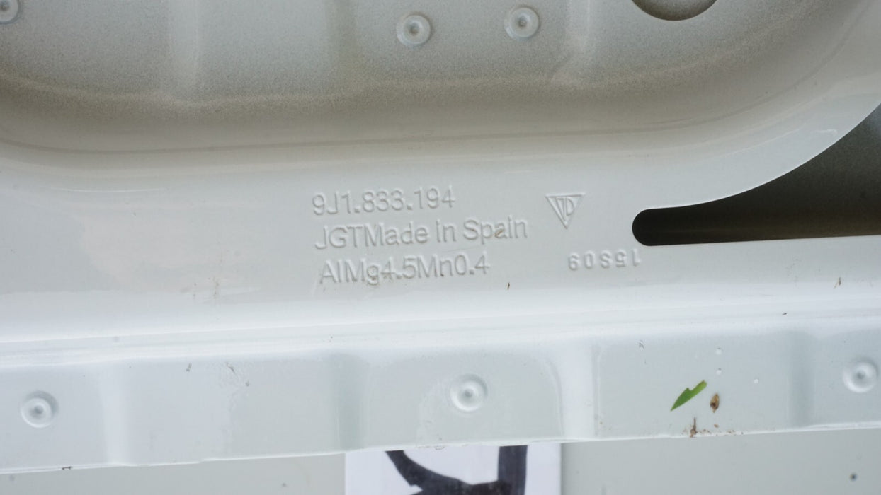 2020-2021 PORSCHE TAYCAN REAR RIGHT PASSENGER SIDE DOOR SHELL PANEL OEM 20 21