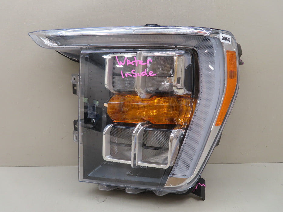 2021-2023 FORD F150 F-150 FRONT LEFT DRIVER  HEADLIGHT LED QUAD OEM NL34-13E015