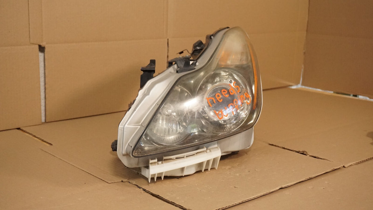2011-2015 INFINITI Q60 G37 LEFT DRIVER SIDE HEADLIGHT XENON LIGHT LAMP OEM