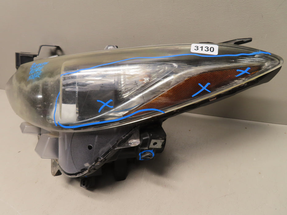 2014 2015 2016 MAZDA 3 LEFT HALOGEN HEADLIGHT LAMP OEM