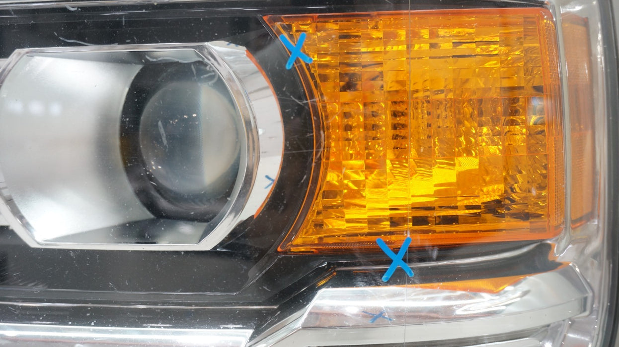 2014-2017 GMC SIERRA 2500 3500 HD LEFT HEADLIGHT LAMP HALOGEN LED OEM 23130715
