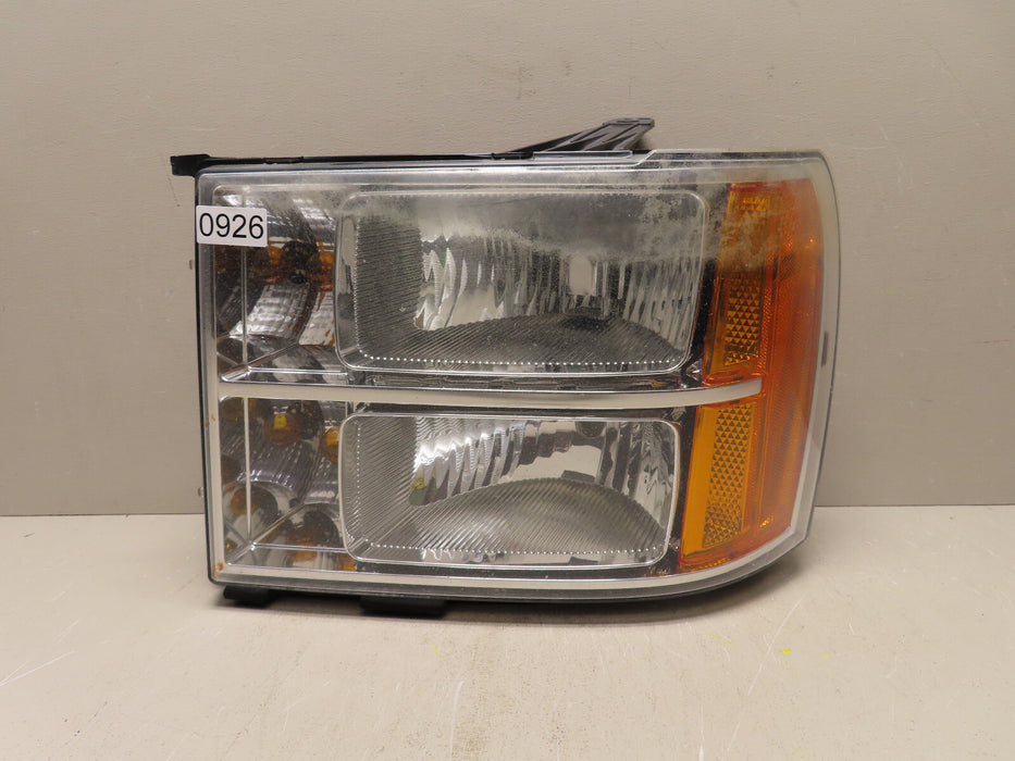2007-2014 GMC SIERRA 1500 2500 LEFT DRIVER SIDE HEADLIGHT HALOGEN OEM