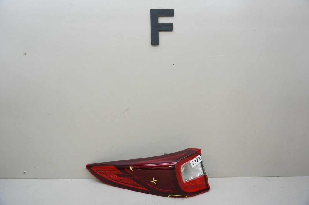 2019 - 2024 ACURA RDX REAR LEFT DRIVERS SIDE TAIL LIGHT OUTER LED OEM