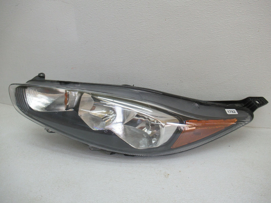 2014 - 2018 FORD FIESTA FRONT LEFT DRIVER HEADLIGHT BLACK BEZEL HEADLAMP OEM