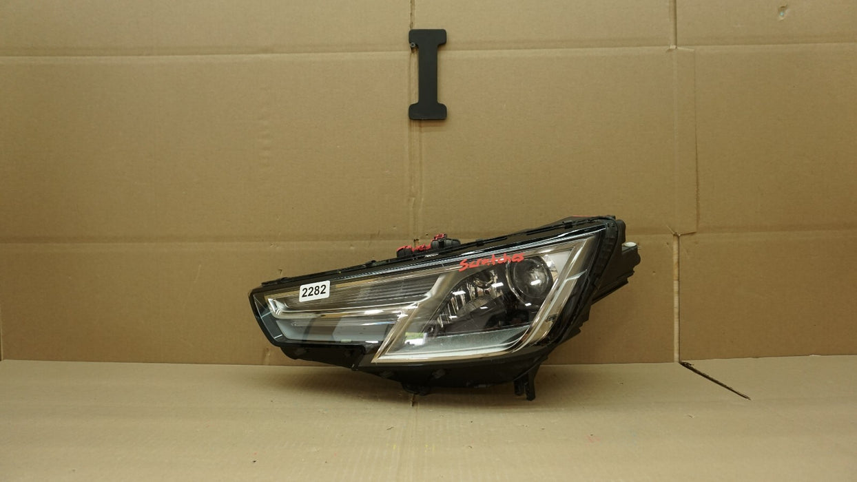 2017-2019 AUDI A4 S4 FRONT LEFT DRIVER SIDE HEADLIGHT LED OEM 8W0941033B