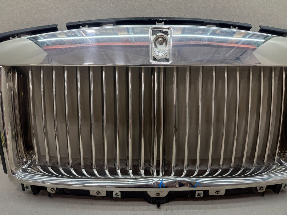 2010-2014 ROLLS ROYCE GHOST FRONT RADIATOR GRILLE CHROME OEM 51117198866