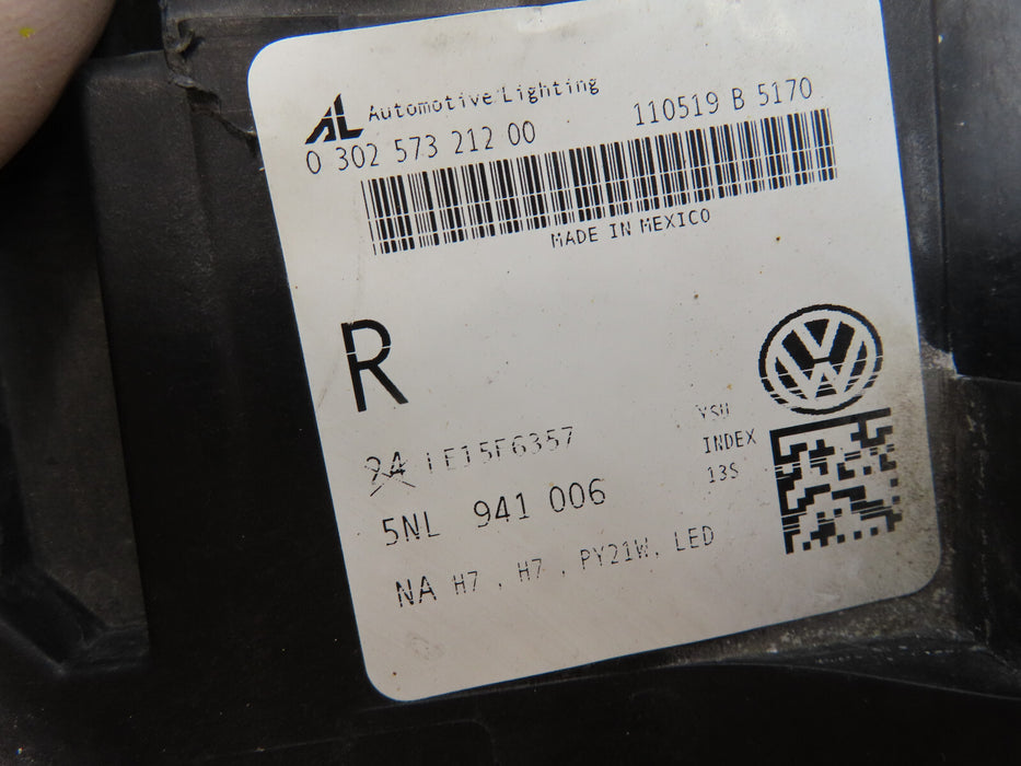 2018-2021 VOLKSWAGEN TIGUAN FRONT RIGHT PASSENGER HEADLIGHT LED OEM 5NL941006