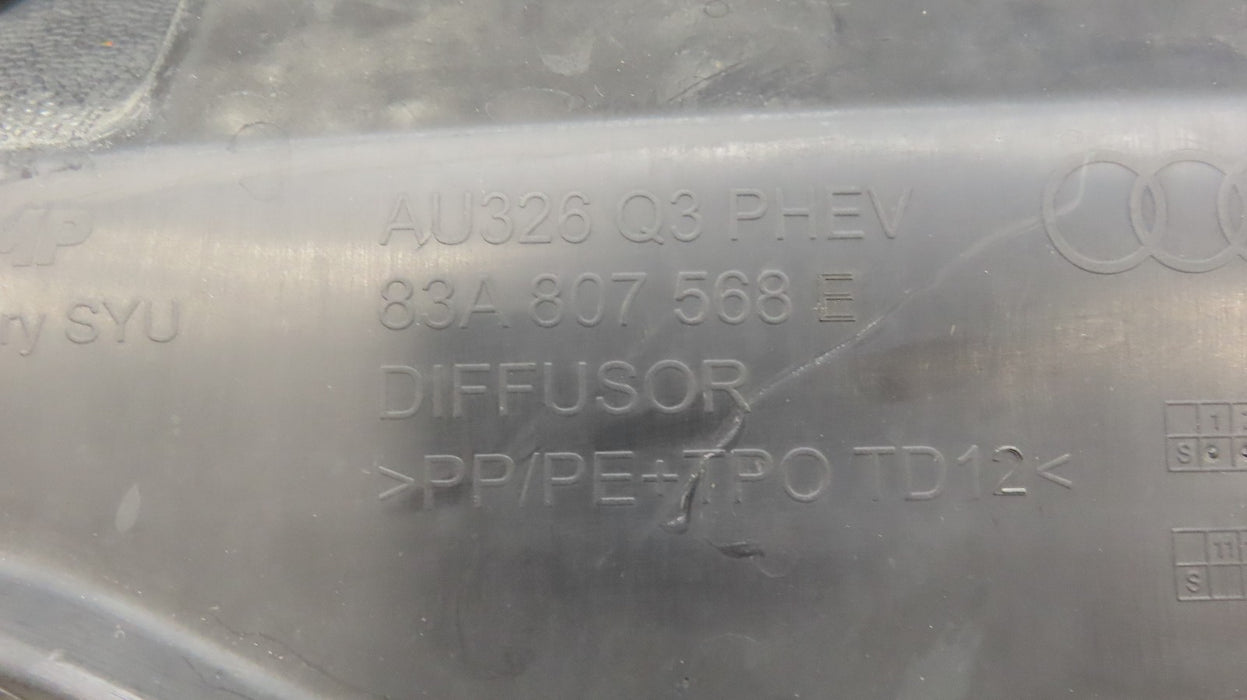 2019-2023 AUDI Q3 S-LINE REAR BUMPER LOWER COVER OEM