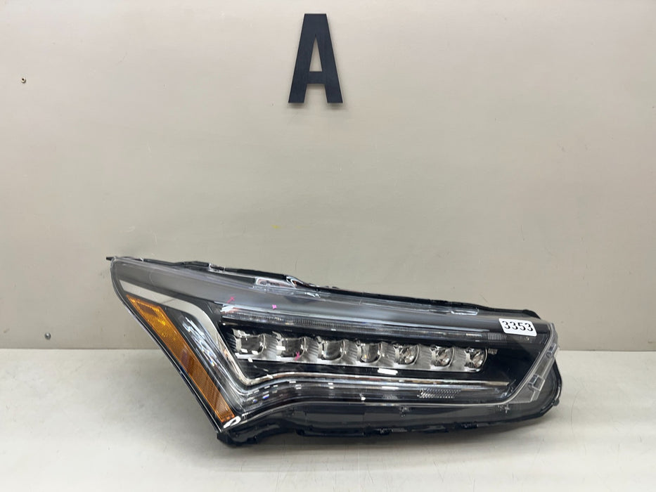 2019-2025 ACURA RDX LED RIGHT PASSENGER HEADLIGHT CHROME OEM