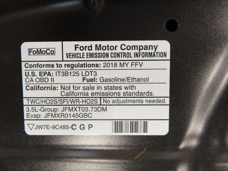 2016 2017 2018 FORD EXPLORER HOOD BONNET PANEL OEM