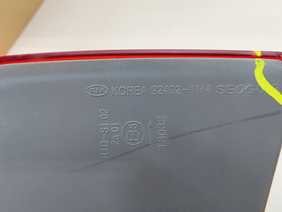 2010-2013 KIA FORTE REAR RIGHT PASSENGER HALOGEN TAIL LIGHT OEM 92402-1M4