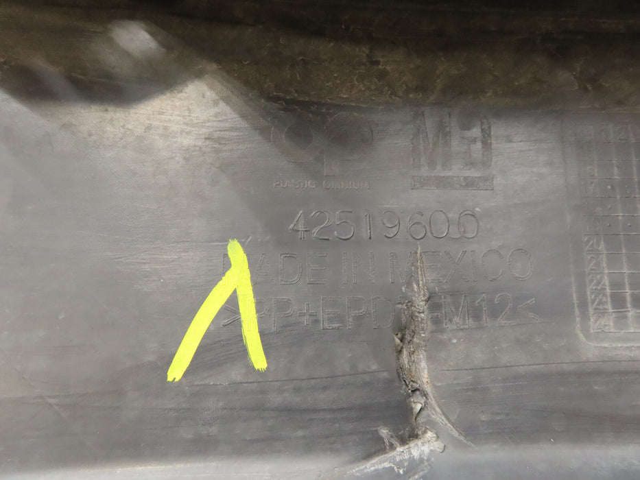 2017 2018 2019 2020 CHEVROLET TRAX FRONT LOWER BUMPER COVER OEM 42519600