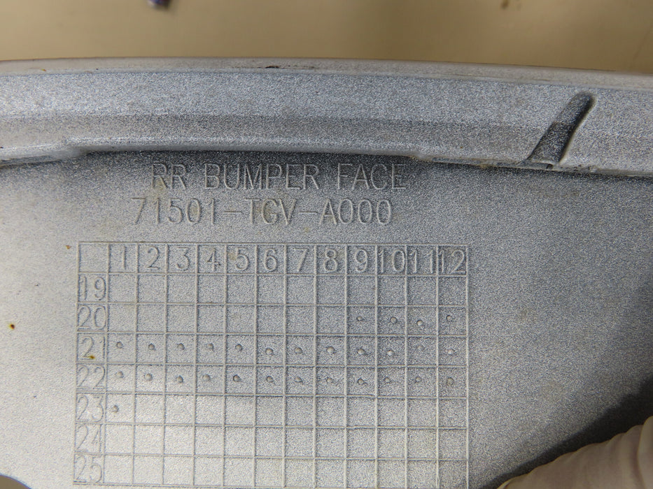 2021-2023 ACURA TLX REAR BUMPER COVER PANEL OEM 71501-TGV-A000