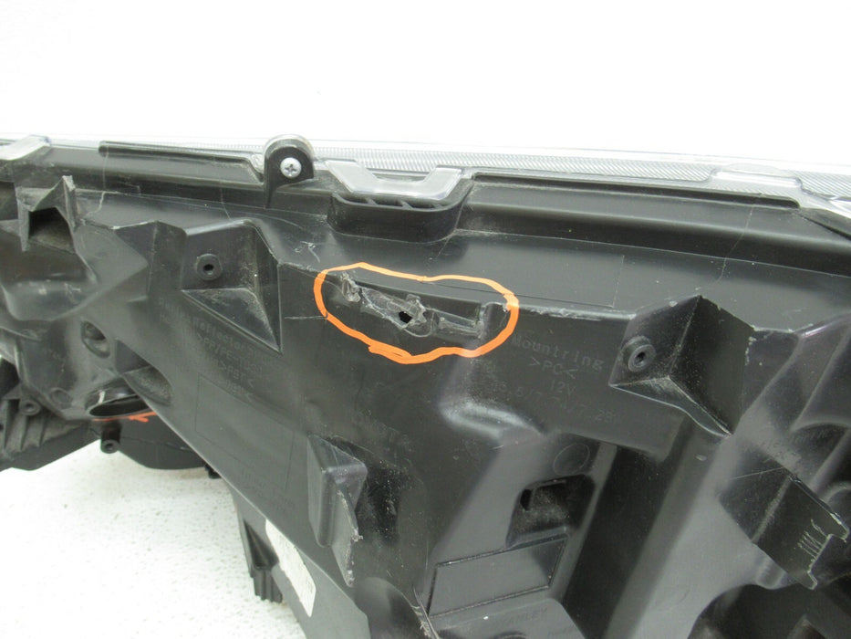 2019 2020 TOYOTA RAV4 PASSENGER RIGHT HEADLIGHT BLACK HOUSING LED HEAD LAMP OEM