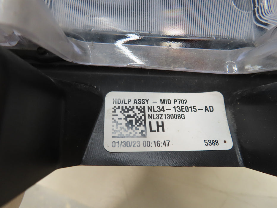 2021-2023 FORD F150 F-150 FRONT LEFT DRIVER  HEADLIGHT LED QUAD OEM NL34-13E015