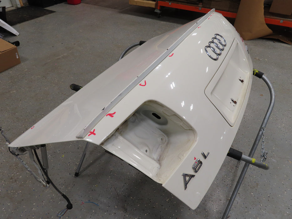 2004 2005 2006 2007 AUDI A8 L REAR TRUNK LIP SHELL OEM