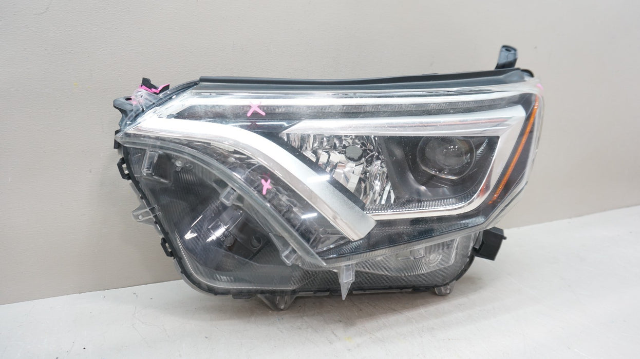 2016-2018 TOYOTA RAV4 FRONT LEFT DRIVER SIDE HALOGEN HEADLIGHT OEM