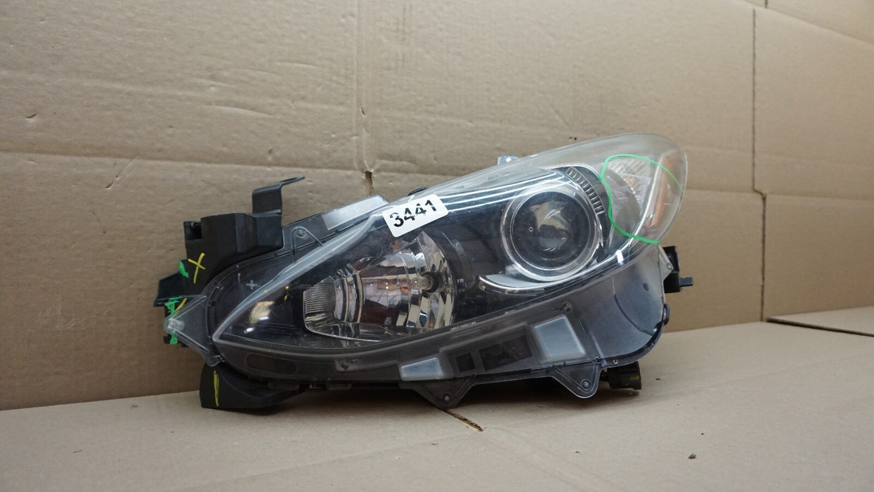 2014-2016 MAZDA 3 LH LEFT DRIVER SIDE HALOGEN HEADLIGHT CAPA AFTERMARKET
