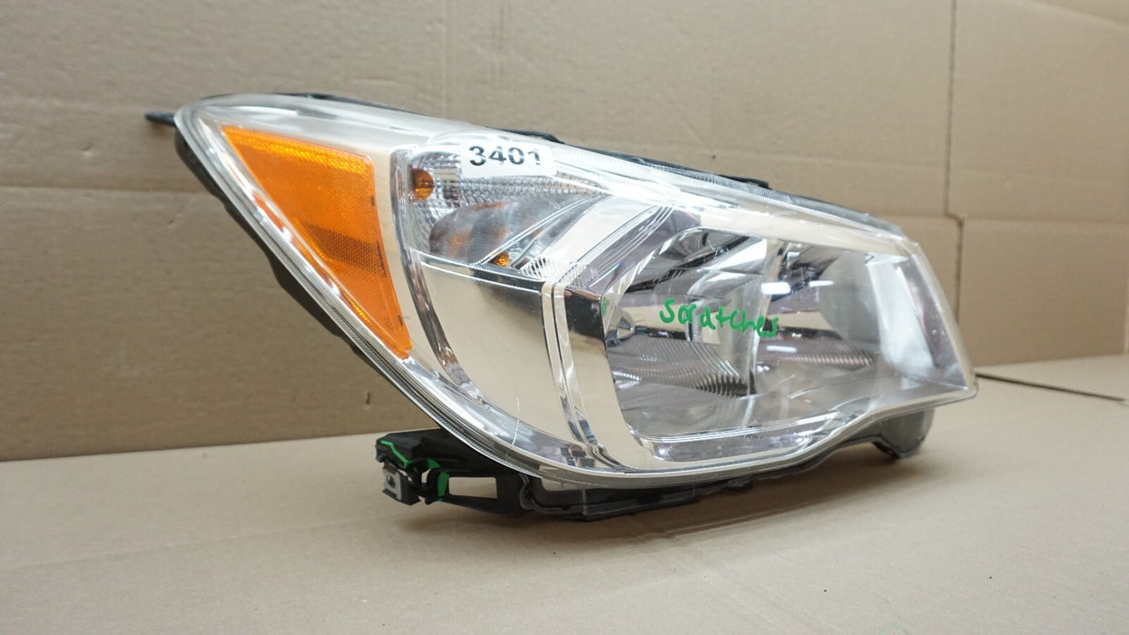 2014-2016 SUBARU FORESTER FRONT RIGHT PASSENGER SIDE HEADLIGHT HALOGEN OEM