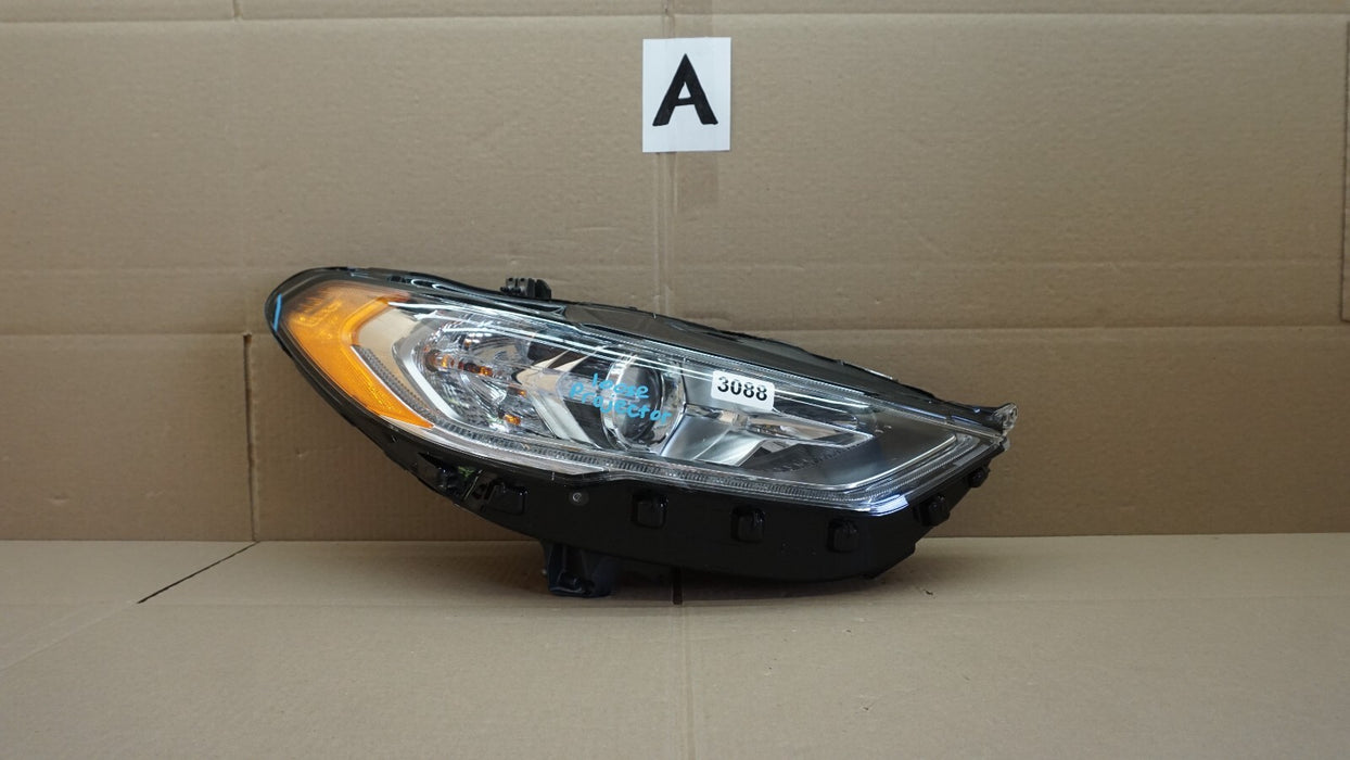 2017-2018 FORD FUSION RIGHT PASSENGER SIDE HEADLIGHT HALOGEN LED  W/ BALLAST OEM