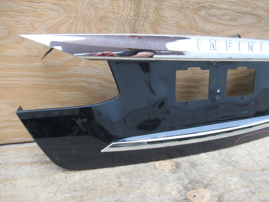 2017 2018 2019 INFINITI QX70 REAR TRUNK LID TRIM PANEL MOLDING OEM