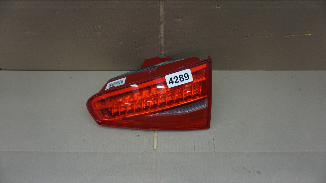 2013-2016 AUDI A4 S4 REAR RIGHT PASSENGERS SIDE TRUNK INNER LED TAIL LIGHT OEM