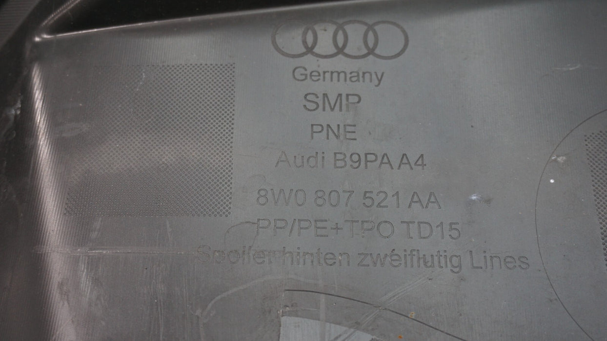 2020-2023 AUDI A4 QUATTRO REAR LOWER BUMPER VALANCE SKID PLATE OEM 8W0807521AA