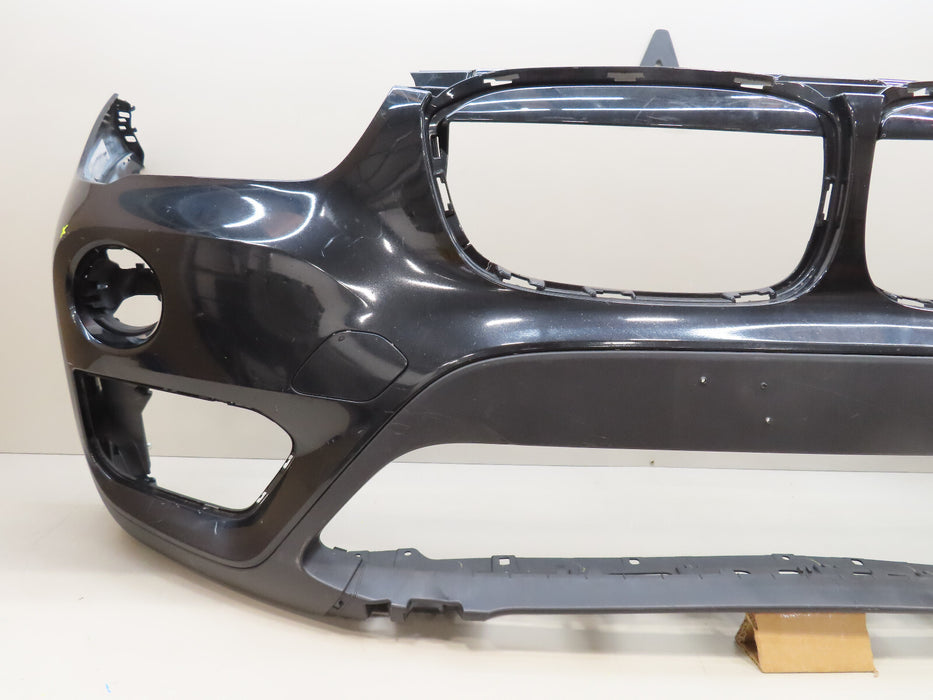 2016-2019 BMW X1 FRONT BUMPER COVER W/VALANCE W/ FOG LIGHT LEFT SIDE OEM
