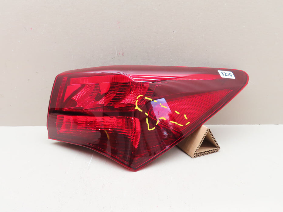 2015 2016 2017 ACURA TLX REAR RIGHT PASSENGER TAIL LIGHT OEM OUTER
